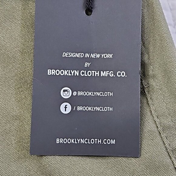Brooklyn Cloth Cargo Jogger Men's XL (36x32) Army Green Drawstring NWT Stretch - Picture 10 of 16